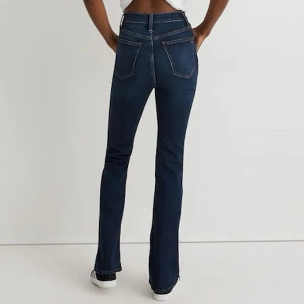 Madewell Dark Wash Skinny Flare Denim Jeans 25 Women’s Colleton Wash NG357 - Picture 7 of 7